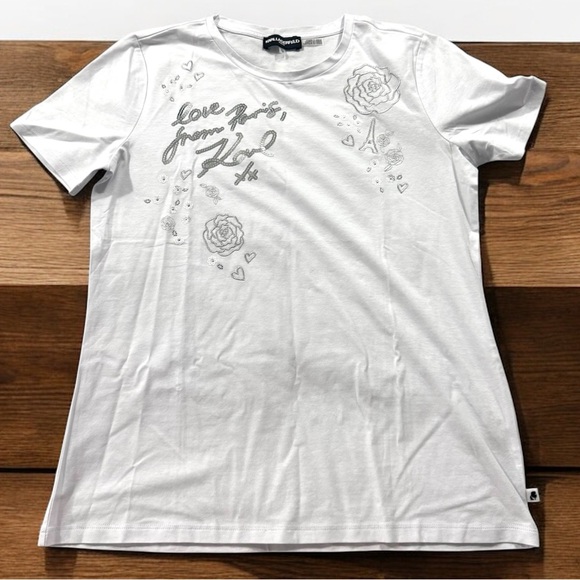 Karl Lagerfeld Tops - FLORAL WHIMSY TEE KARL LAGERFELD
